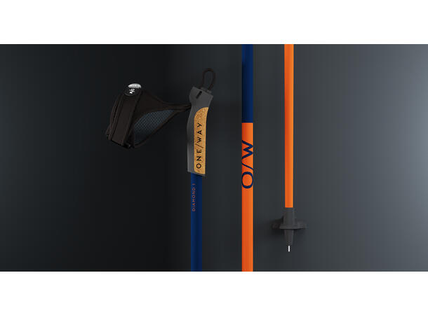 OW-DIAMOND 1, 145 cm NAVY/FLAME