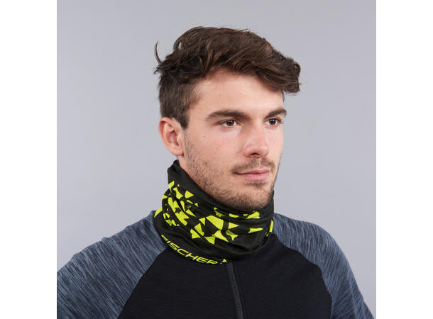 BANDANA BUFF SVART/GUL FISCHER