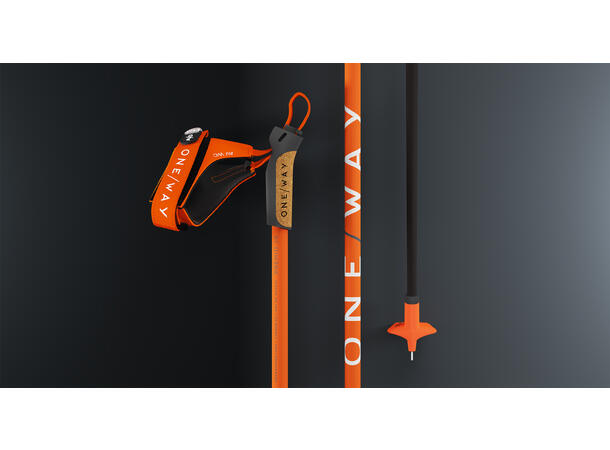 OW-PREMIO JR, 145 cm CARBON/NEON ORANGE