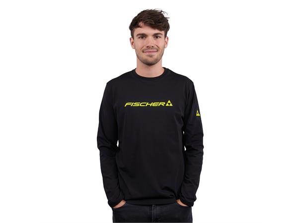 T-SKJORTE LS BIG LOGO, M FISCHER SVART