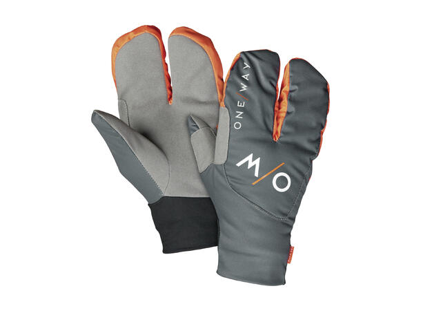 XC GLOVE LOBSTER LIGHT, 9 ASPHALT GREY/FLAME