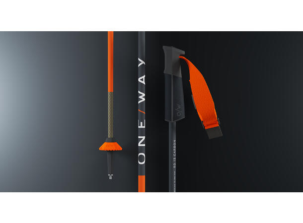 OW-RD 13 CARBON, 135 cm ASPHALT/NEON ORANGE
