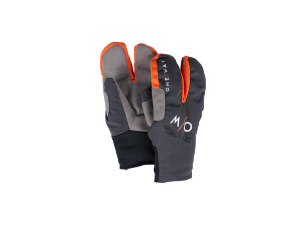 XC GLOVE UNIVERSAL LOBSTER, 5 ASPHALT GREY/FLAME