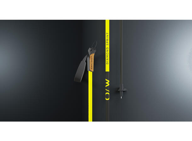 SPRINT, 115 cm NEON YELLOW/BLACK